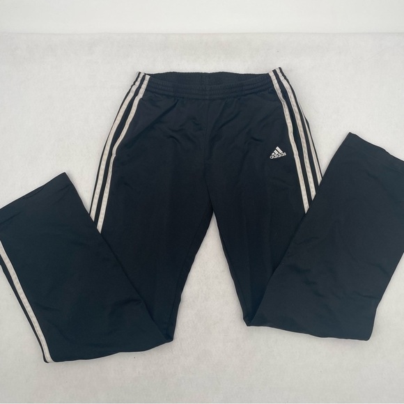 adidas Other - ADIDAS Men’s Black with 3 white stripes Jogger Pants Straight leg size: Small